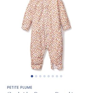 Petite Plume Kids Pajama Set - Orange and White